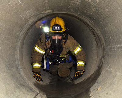 working in confined spaces