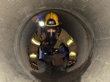 working in confined spaces
